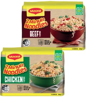 Maggi-2-Minute-Noodles-5-Pack-Selected-Varieties on sale