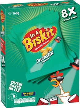 In+A+Biskit+Drumstix+or+Ritz+Mini+Crackers+Multipack+8+Pack