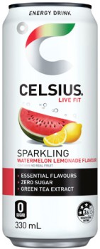 Celsius+Sparkling+Energy+Drink+330mL+Selected+Varieties
