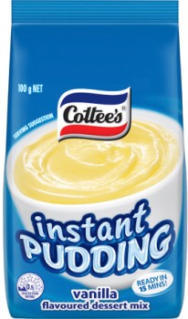 Cottees-Vanilla-Flavoured-Instant-Pudding-Mix-100g on sale