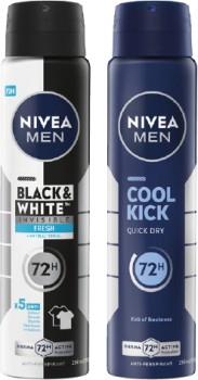 Nivea+Men+Anti%E2%80%91perspirant+Deodorant+250mL+Selected+Varieties