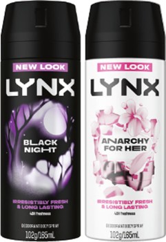 Lynx+Deodorant+Body+Spray+165mL+Selected+Varieties