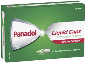 Panadol-Paracetamol-500mg-Liquid-Caps-16-Pack on sale