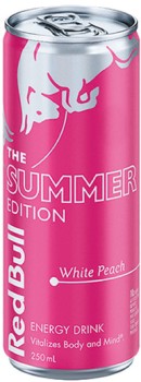 NEW+Red+Bull+The+Summer+Edition+White+Peach+Energy+Drink+250mL