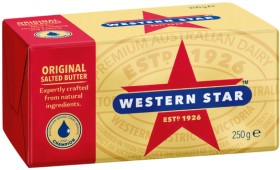 Western-Star-Butter-Block-250g-Selected-Varieties on sale
