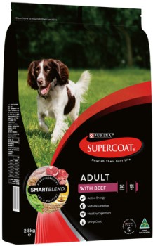 Supercoat-Smart-Blend-Dry-Dog-Food-2628kg-Selected-Varieties on sale