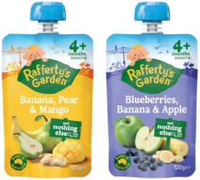 Raffertys-Garden-Baby-Food-120g-Selected-Varieties on sale