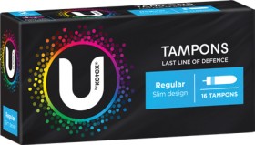 U+By+Kotex+Slim+Tampons+16+Pack+Selected+Varieties%2A%2A