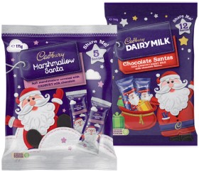 Cadbury+Dairy+Milk+Chocolate+Santa+12+Pack+or+Marshmallow+Santa+5+Pack+Share+Bag%2A