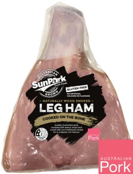 Sunpork-Quarter-Leg-Ham-Bone-In on sale