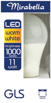 Mirabella+LED+GLS+11W+1+Pack+Selected+Varieties