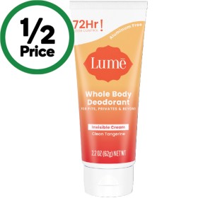 Lume-Whole-Body-Deodorant-Cream-62g on sale