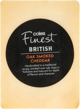 Coles+Finest+British+Oak+Smoked+Cheddar
