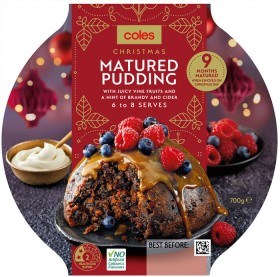 Coles-Christmas-Matured-Pudding-700g on sale