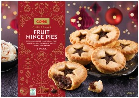Coles+Christmas+Fruit+Mince+Pies+6+pack+360g