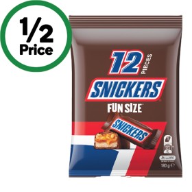 Snickers-Share-Pack-180g-Pk-12 on sale