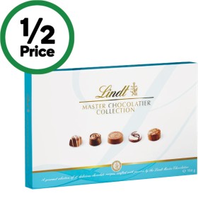 Lindt-Pralines-Master-Collection-184g on sale