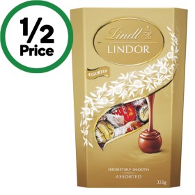 Lindt-Lindor-Cornet-327-333g on sale