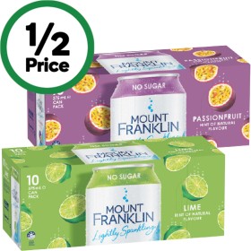 Mount+Franklin+Lightly+Sparkling+Water+Varieties+10+x+375ml