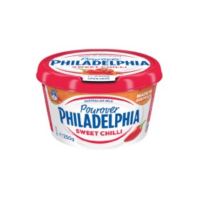 Philadelphia-Sweet-Chilli-Pourover-250g-From-the-Fridge on sale