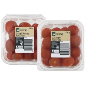Australian+Cherry+or+Mini+Roma+Tomatoes+250g+Pack