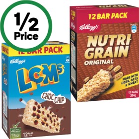Kelloggs-LCMs-or-Nutri-Grain-Bars-240-264g-Pk-12 on sale
