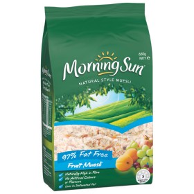 Morning-Sun-Muesli-650g on sale