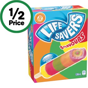Peters-Lifesavers-530ml-Pk-8 on sale
