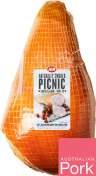 IGA-Picnic-Shoulder-Ham-Bone-In on sale