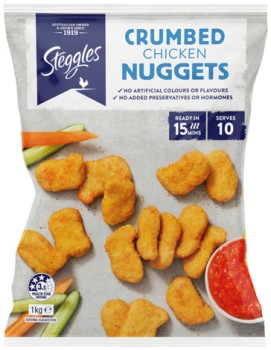 Steggles+Chicken+Nuggets+or+Fingers+1kg+Selected+Varieties