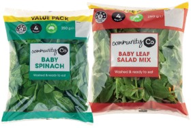 Community-Co-Baby-Spinach-Big-Bag-or-Baby-Leaf-Salad-Mix-260g on sale