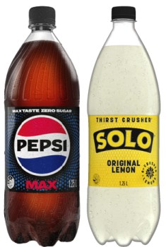 Pepsi+or+Solo+1.25+Litre+Selected+Varieties