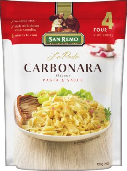 San-Remo-La-Pasta-Sauce-120g-Selected-Varieties on sale