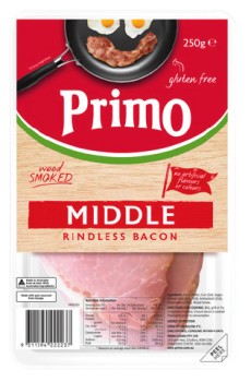 Primo+Wood+Smoked+Middle+Rindless+Bacon+250g