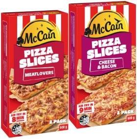 McCain+Pizza+Slices+600g+Selected+Varieties