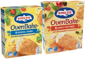 Birds+Eye+Oven+Bake+Fish+Fillets+425g+Selected+Varieties