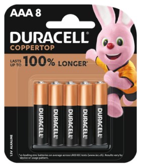 Duracell+Coppertop+Batteries+AA+10+Pack+or+AAA+8+Pack