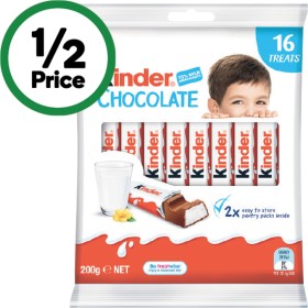 Kinder-Chocolate-Share-Pack-200g-Pk-16 on sale