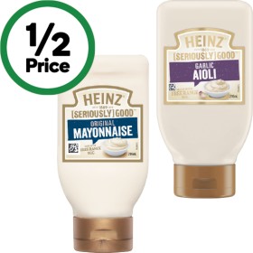 Heinz+Seriously+Good+Mayonnaise%2C+Aioli+or+Tartare+295ml
