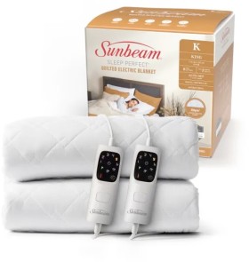 Sunbeam-Sleep-Perfect-Quilted-Electric-Blanket-King on sale
