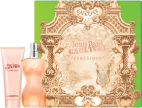 Jean-Paul-Gaultier-Classique-Eau-De-Toilette-50mL-Body-Lotion-2-Piece-Set on sale