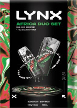 Lynx-Africa-Duo-Gift-Set-2-Piece on sale
