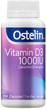 Ostelin+Vitamin+D3+1000IU+250+Capsules