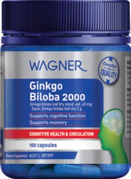 Wagner+Ginkgo+Biloba+2000+100+Capsules