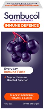 Sambucol-Immune-Defence-Oral-Liquid-250mL on sale