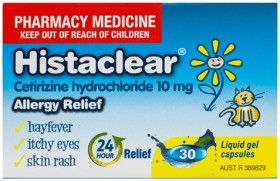 Histaclear+Allergy+Relief+30+Liquid+Gel+Capsules