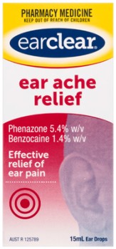 EarClear+Ear+Ache+Relief+Ear+Drops+15mL