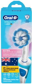 Oral-B+Vitality+Plus+Extra+Sensitive+Clean+Electric+Toothbrush