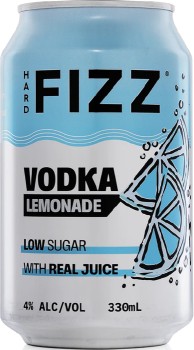 NEW+Hard+Fizz+Vodka+Lemonade+Cans+330mL