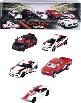 Majorette+Toyota+Racing+5+Pieces+Giftpack